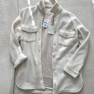 NWT Thread & Supply Beige Wool-Blend Jacket